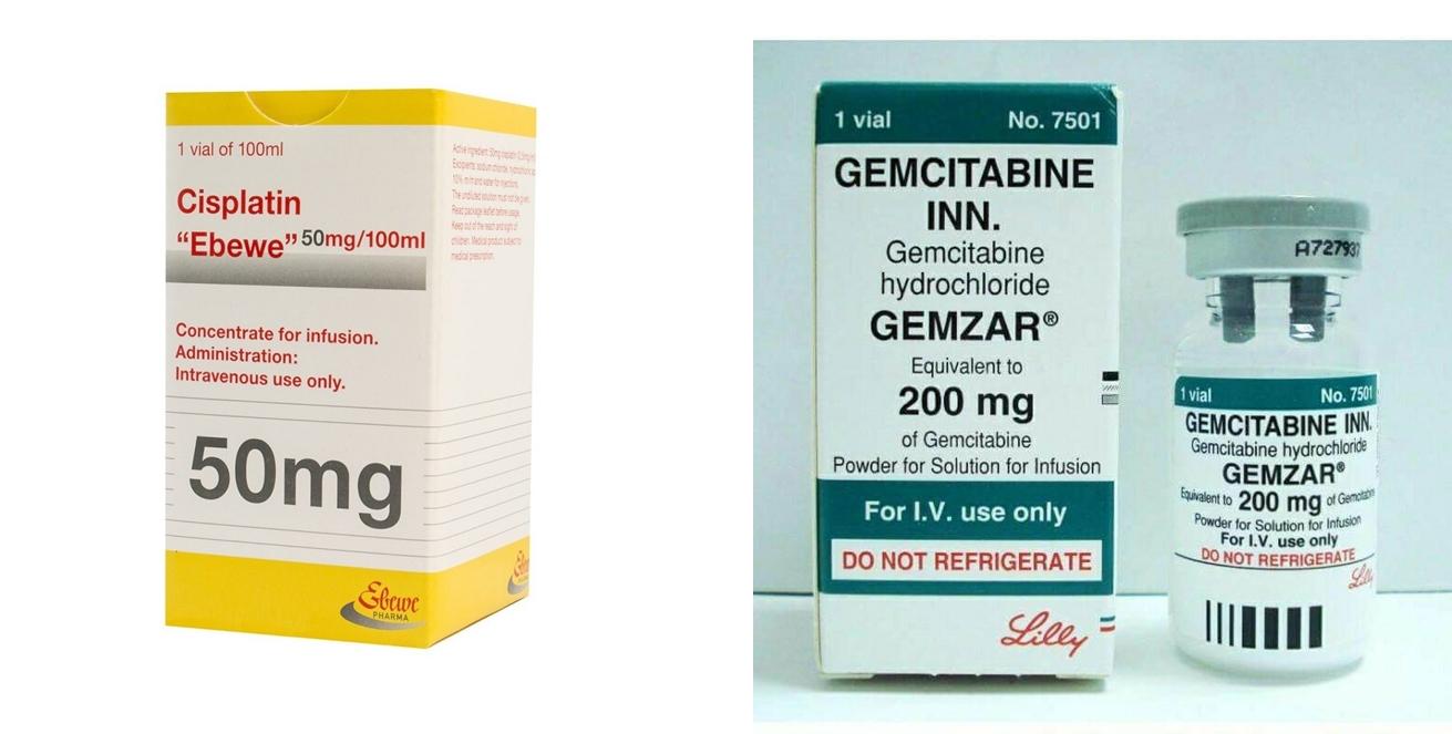 PHÁC ĐỒ PLATINUM GEMCITABINE UNG THƯ PHỔI